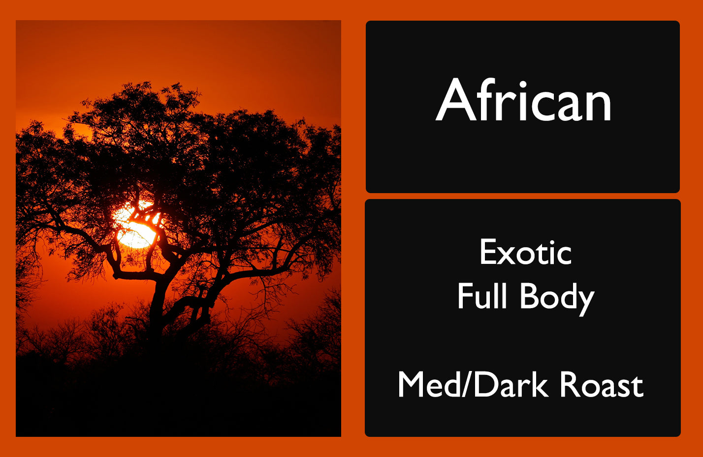 African Blend Label