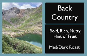 Back Country Blend Label