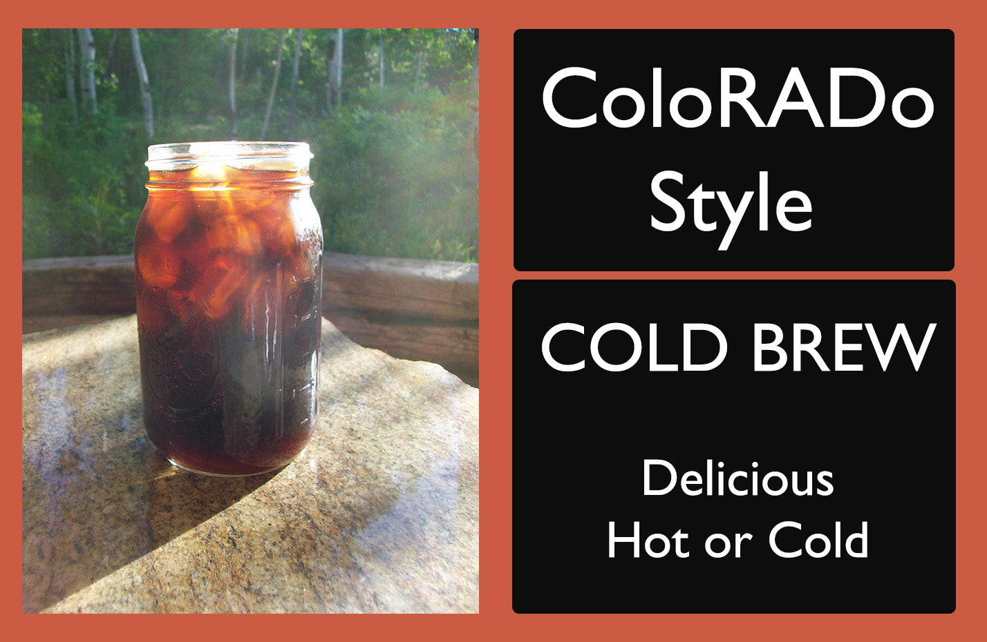 Colorado Style Cold Brew Label