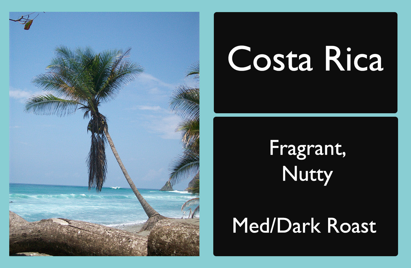 Picture of a bag of Costa Rica Coffee