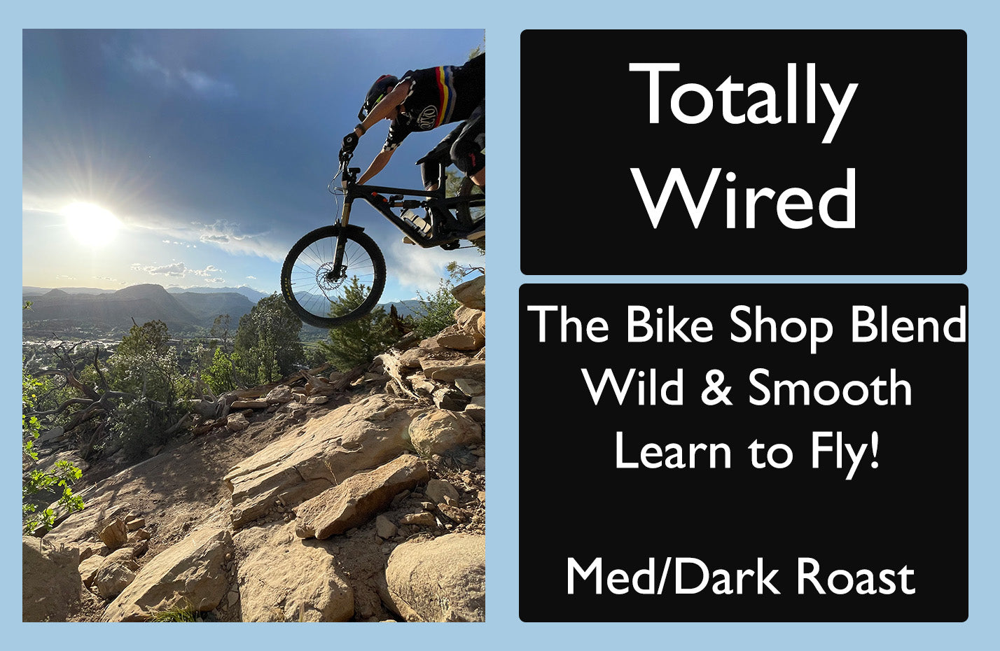 Picture of a bag of Totally Wired Blend Coffee