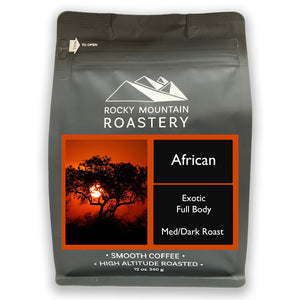 Picture of a bag of African Blend Coffee