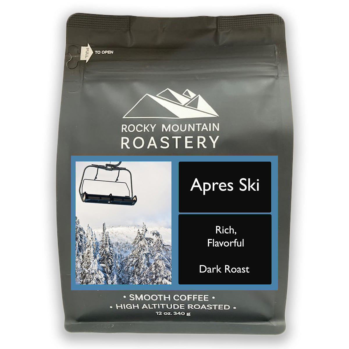 Picture of a bag of Apres Ski Coffee