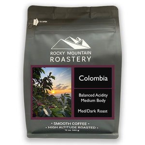 Picture of a bag of Colombia Coffee