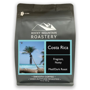 Picture of a bag of Costa Rica Coffee