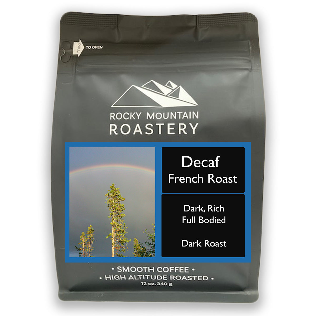 Picture of a bag of Decaf French Roast Coffee