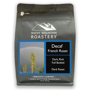Picture of a bag of Decaf French Roast Coffee