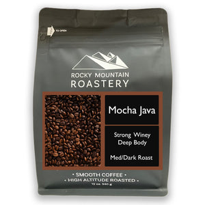 Picture of a bag of Mocha Java Coffee