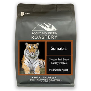 Picture of a bag of Sumatra Coffee