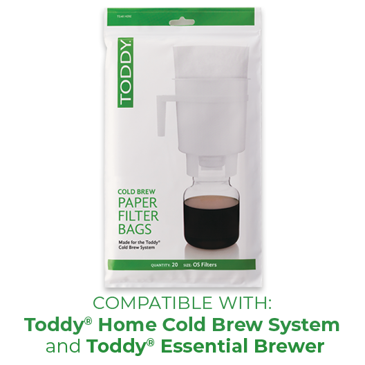 Toddy Cold Brew OS Paper Filter Bags -20 Pack