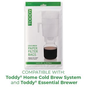 Toddy Cold Brew OS Paper Filter Bags -20 Pack